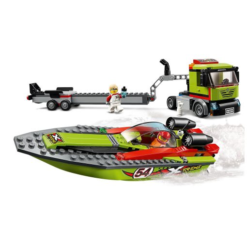 لگو سری City مدل 60254 Race Boat Transporter