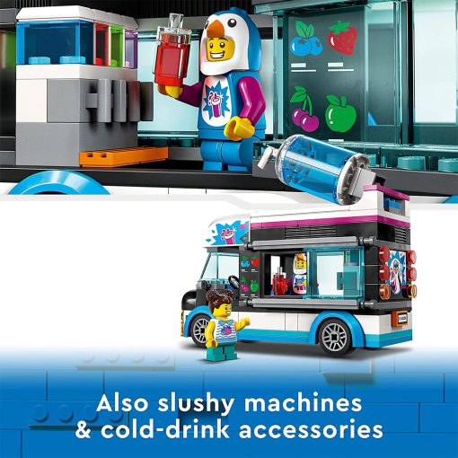 ساختنی لگو مدل LEGO 60384 City Penguin Slushy Van