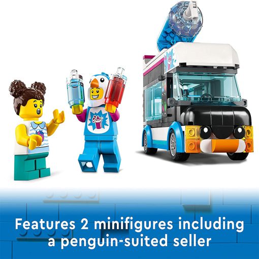 ساختنی لگو مدل LEGO 60384 City Penguin Slushy Van