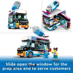 ساختنی لگو مدل LEGO 60384 City Penguin Slushy Van