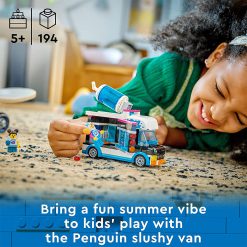 ساختنی لگو مدل LEGO 60384 City Penguin Slushy Van