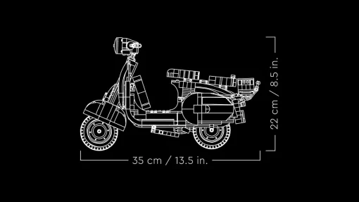 لگو موتور وسپا مدل Vespa 125 کد 10298