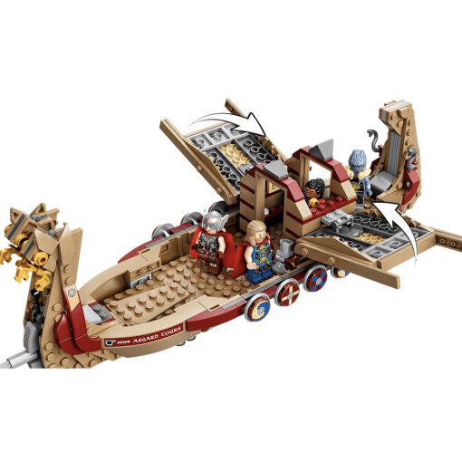 لگو مدل لگو کشتی وایکینگ ثور lego Viking Boat Thor 76208