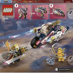 ساختنی لگو مدل ربات و موتور سیکلت نینجاگو Sora&amp;#39;s Transforming Robot Motorcycle Racer 71792